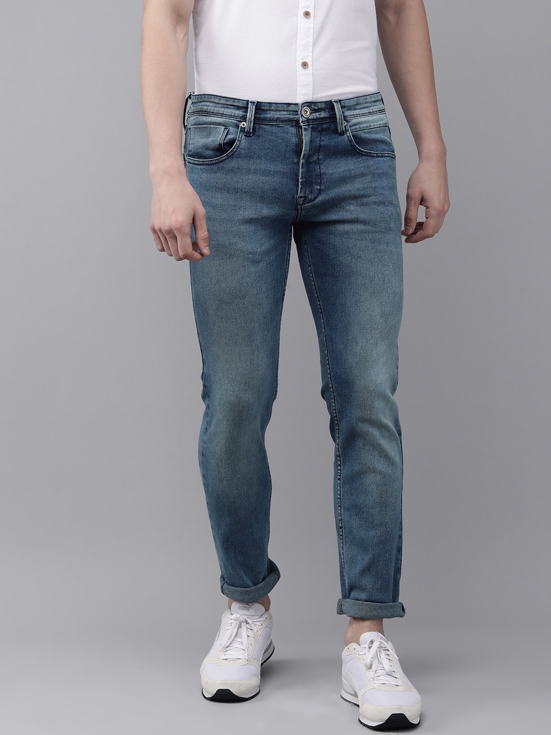 BEAT LONDON by PEPE JEANS Men Blue Vapour Slim Fit Low-Rise AUBREY IP Light Fade Jeans
BEAT LONDON by PEPE JEANS Men Blue Vapour Slim Fit Low-Rise AUBREY IP Light Fade Jeans