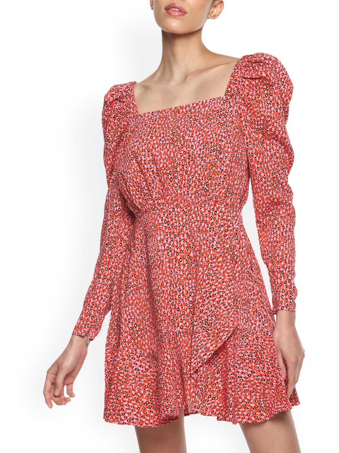 Ted Baker Women Fuchsia Pink & Black Printed Layered Dress
Ted Baker Women Fuchsia Pink & Black Printed Layered Dress