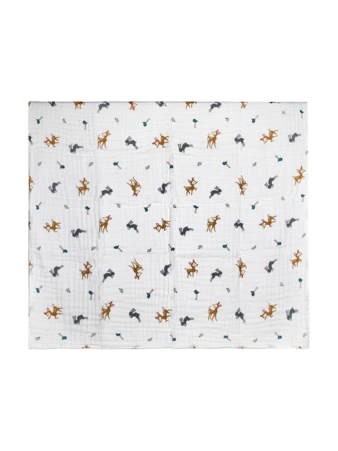 Baby Moo Kids White & Brown Conversational Mild Winter Cotton 210 GSM Single Bed Blanket
Baby Moo Kids White & Brown Conversational Mild Winter Cotton 210 GSM Single Bed Blanket