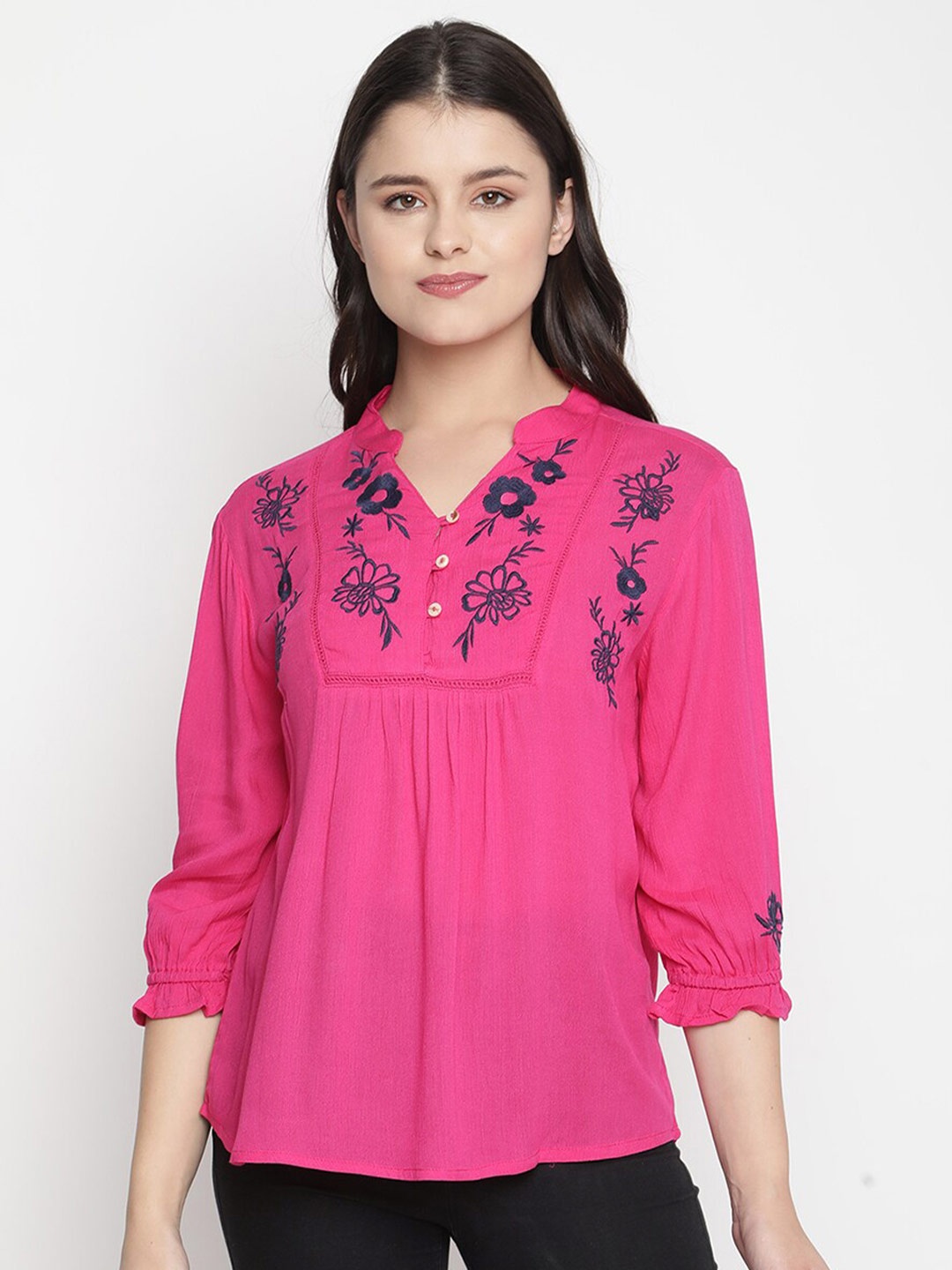 V2 Value & Variety Pink Regular Top