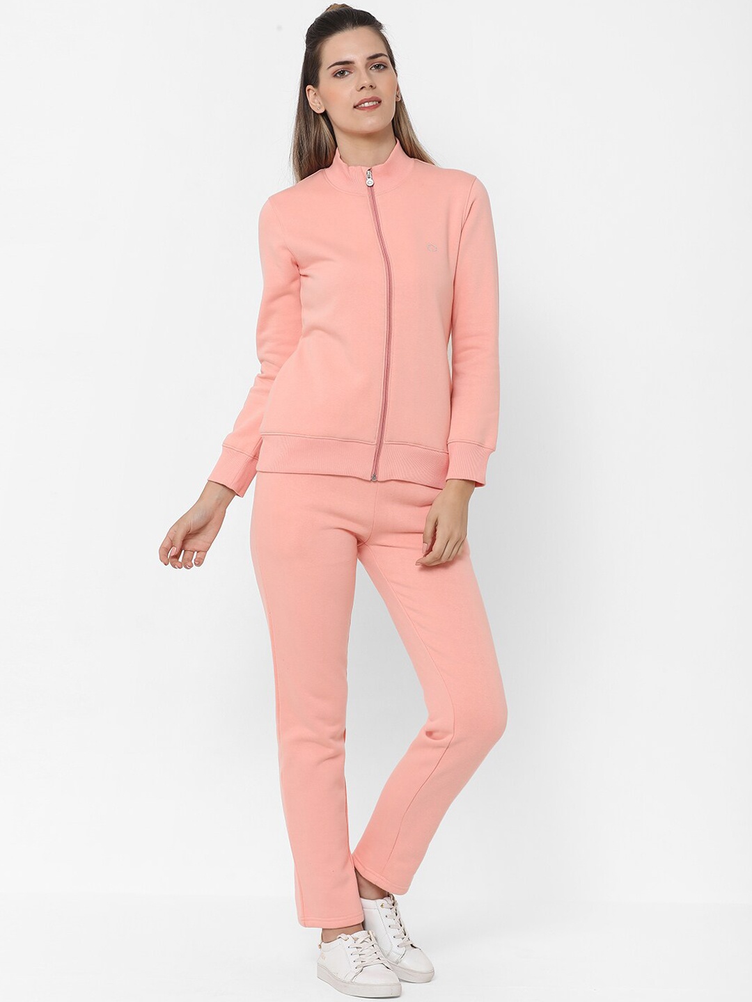Sweet Dreams Women Pink Solid Track Suit