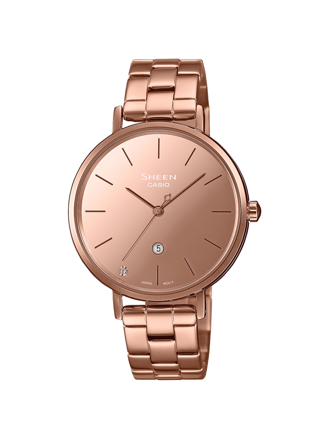 CASIO Women Rose Gold-Toned Dial & Rose Gold Toned Stainless Steel Straps Analogue Watch
CASIO Women Rose Gold-Toned Dial & Rose Gold Toned Stainless Steel Straps Analogue Watch