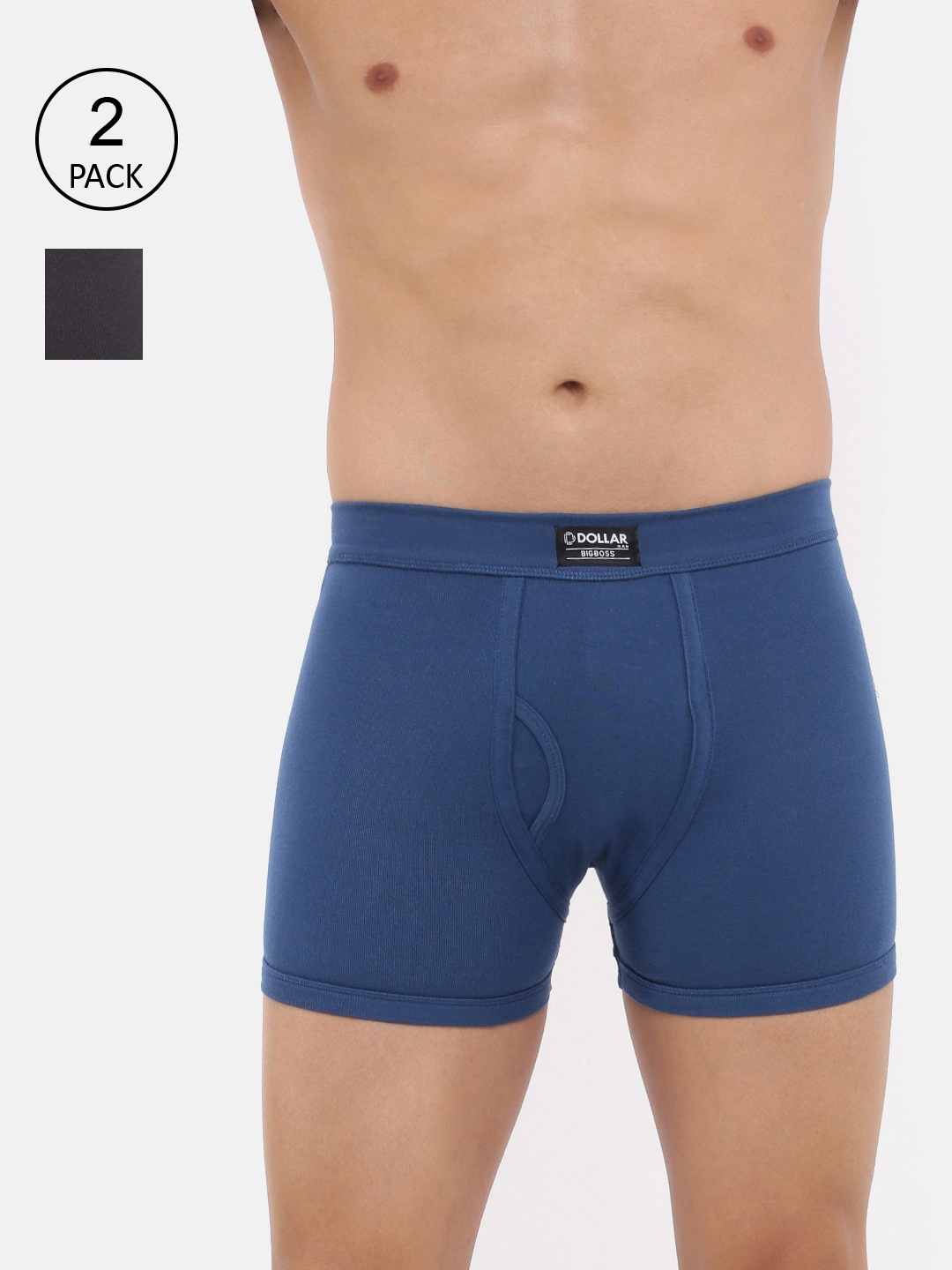 Dollar Bigboss Men Pack of 2 Spandex Integrated Cotton Trunk MBTR-11-LYCRATRNK-PO2-CO1, Assorted
Dollar Bigboss Men Pack of 2 Spandex Integrated Cotton Trunk MBTR-11-LYCRATRNK-PO2-CO1, Assorted