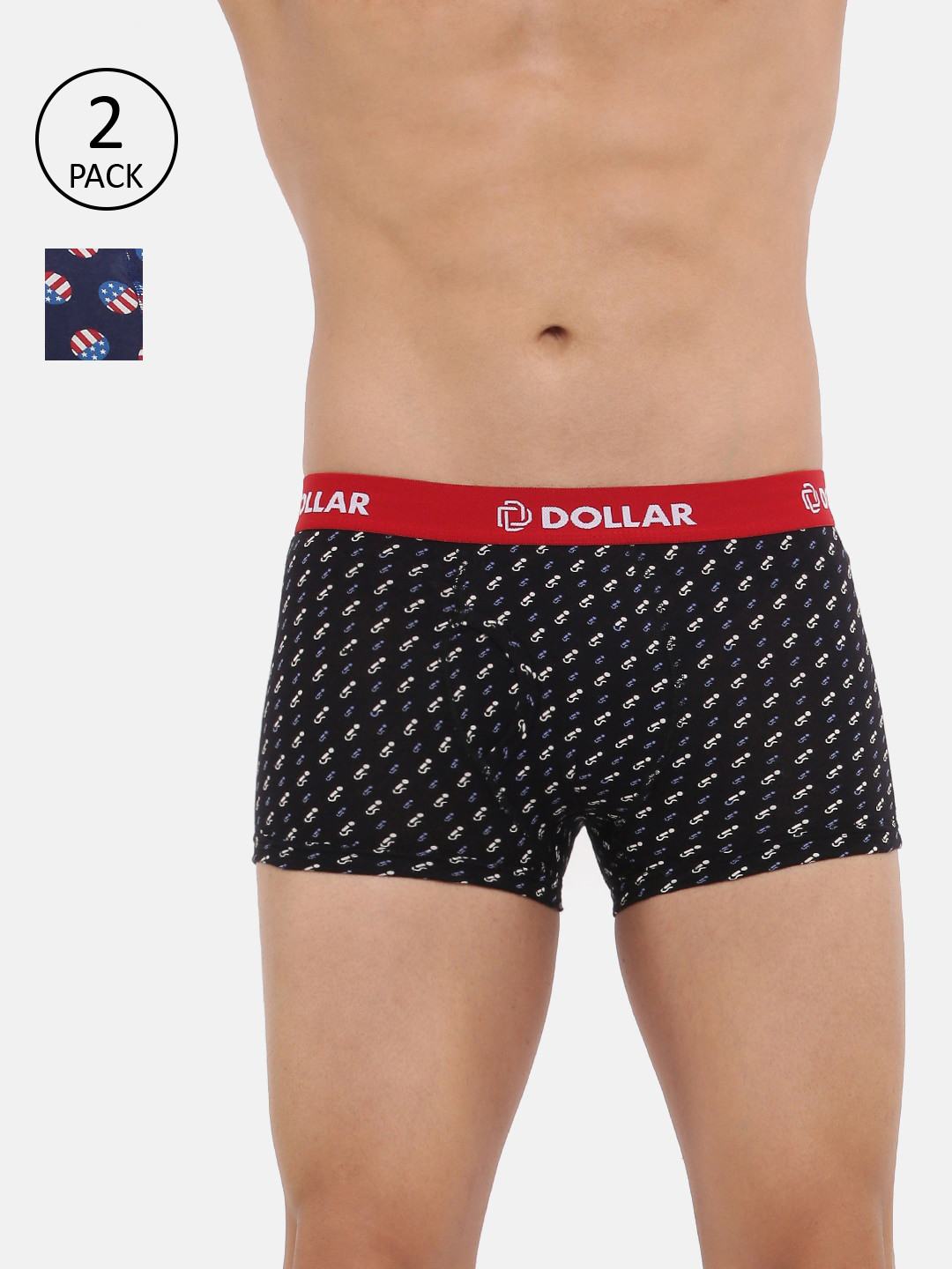 Dollar Bigboss Men Printed Pack of 2 Combed Cotton Trunk MBTR-15-MODERNTRNK-PO2-CO1, Assorted
Dollar Bigboss Men Printed Pack of 2 Combed Cotton Trunk MBTR-15-MODERNTRNK-PO2-CO1, Assorted