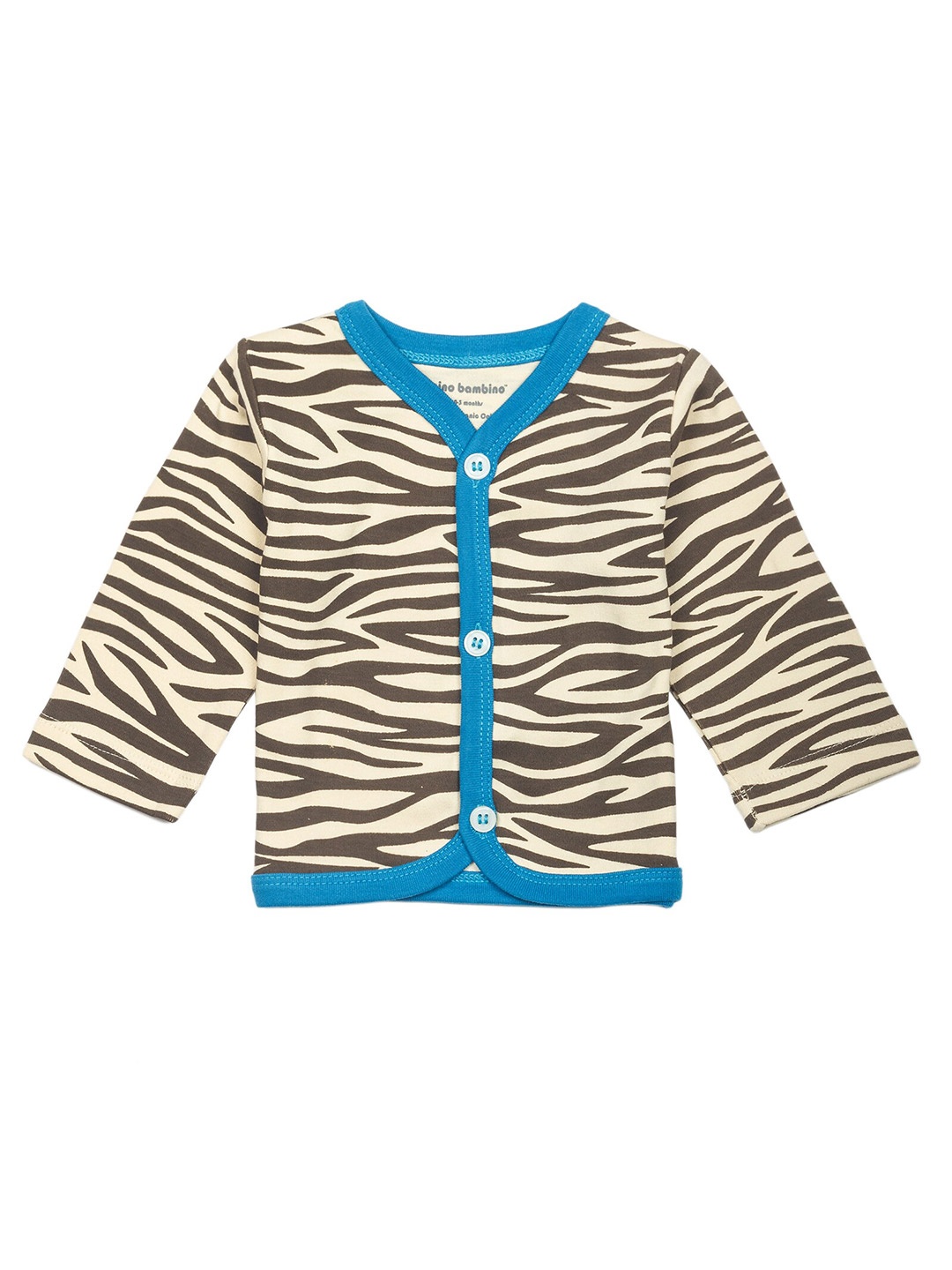 Nino Bambino Unisex Kids Multicoloured Striped V-Neck Organic Cotton Applique T-shirt, Multi
Nino Bambino Unisex Kids Multicoloured Striped V-Neck Organic Cotton Applique T-shirt, Multi
