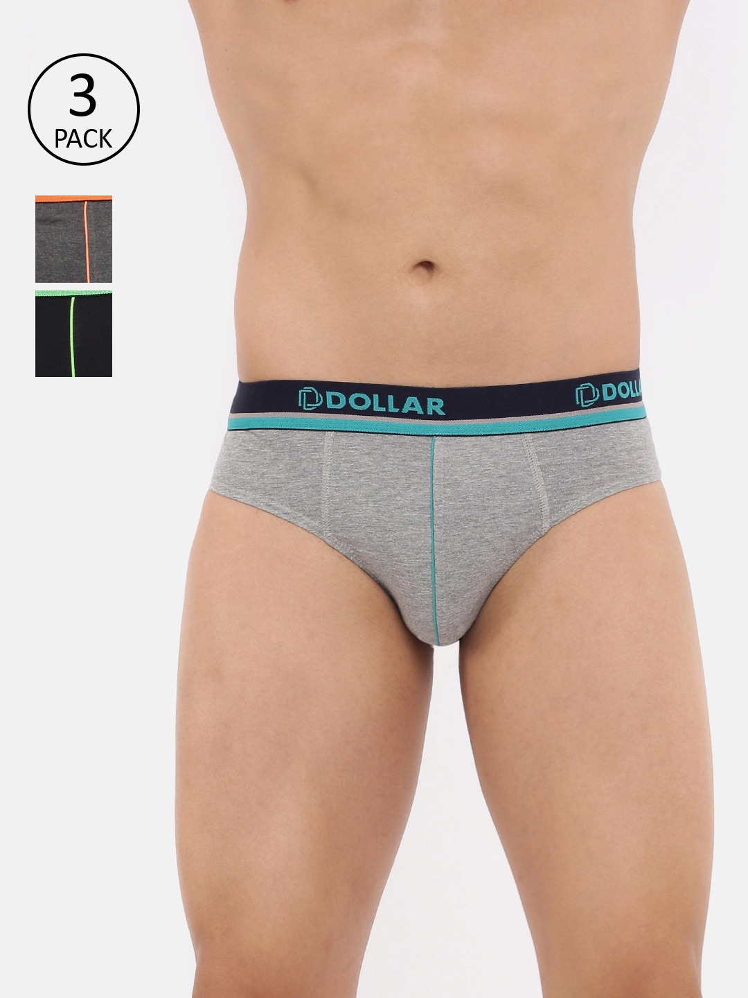 Dollar Bigboss Men Pack of 3 Assorted Super Combed Cotton Briefs MBBR-12-GLOBRF-PO3-CO1
Dollar Bigboss Men Pack of 3 Assorted Super Combed Cotton Briefs MBBR-12-GLOBRF-PO3-CO1