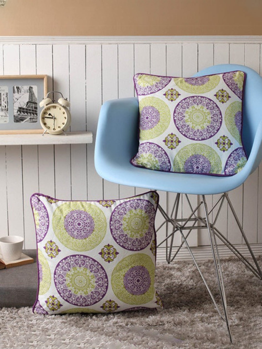 Lushomes Set Of 2 Multicoloured Bold Indian Printed Designer Cotton Square Cushion Covers, Multi
Lushomes Set Of 2 Multicoloured Bold Indian Printed Designer Cotton Square Cushion Covers, Multi