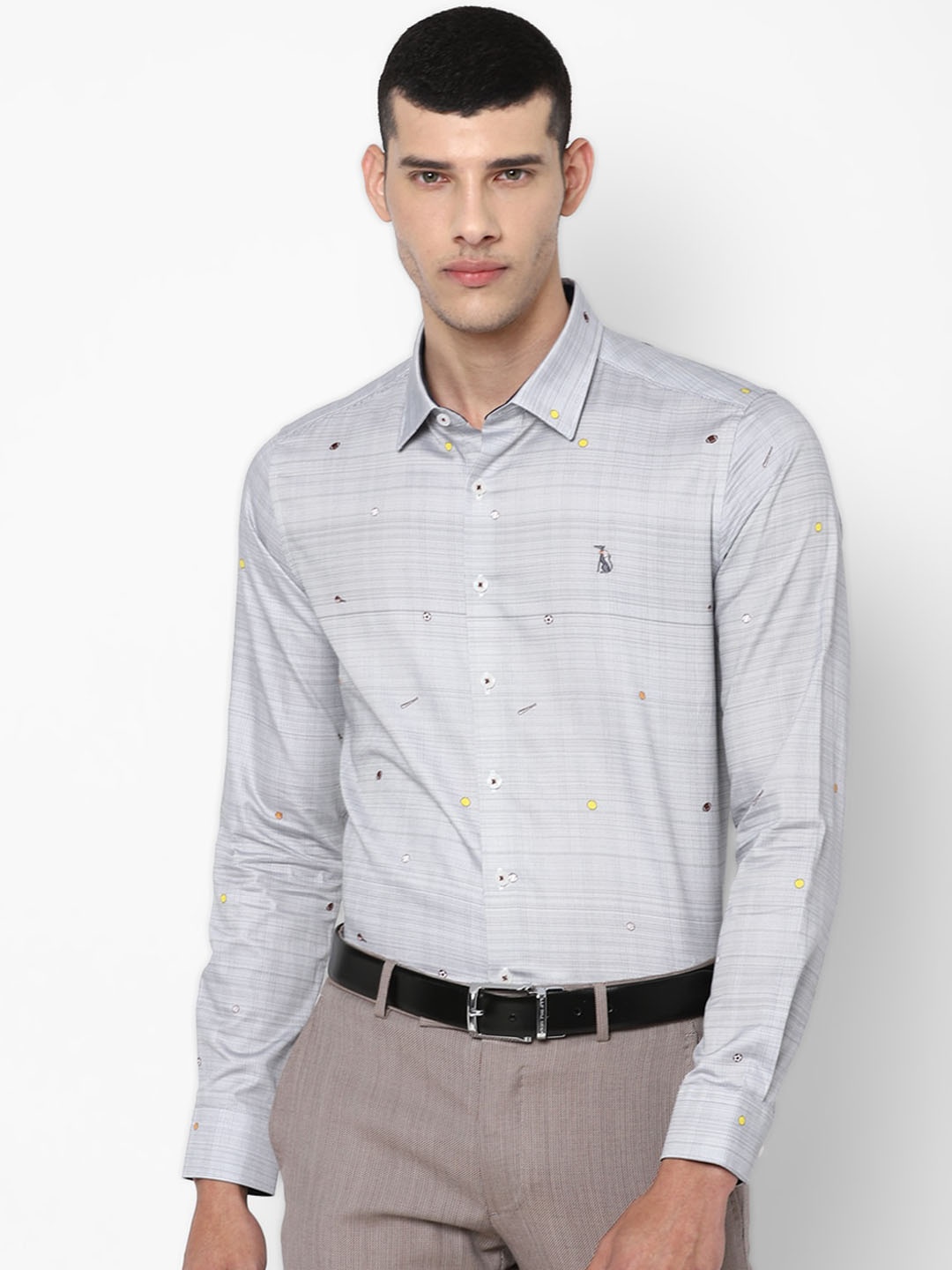 SIMON CARTER LONDON Men Grey Slim Fit Micro Checks Opaque Checked Formal Shirt
SIMON CARTER LONDON Men Grey Slim Fit Micro Checks Opaque Checked Formal Shirt