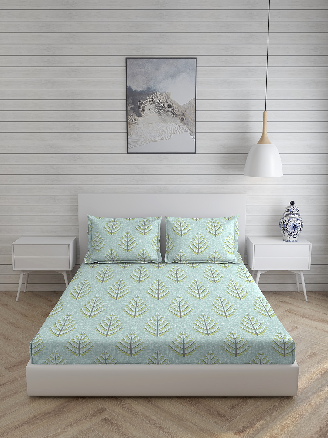 Boutique Living India Green & Yellow Ethnic Motifs 160 TC King Bedsheet with 2 Pillow Covers
Boutique Living India Green & Yellow Ethnic Motifs 160 TC King Bedsheet with 2 Pillow Covers