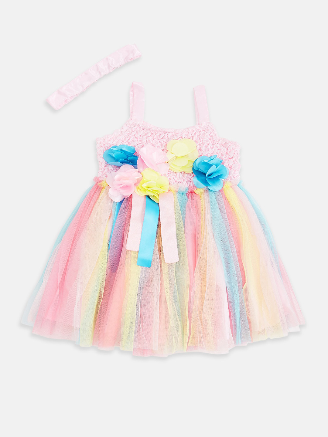 Pantaloons Baby Girls Multicoloured Embellished Should Strap Fit & Flare Dress, Multi
Pantaloons Baby Girls Multicoloured Embellished Should Strap Fit & Flare Dress, Multi