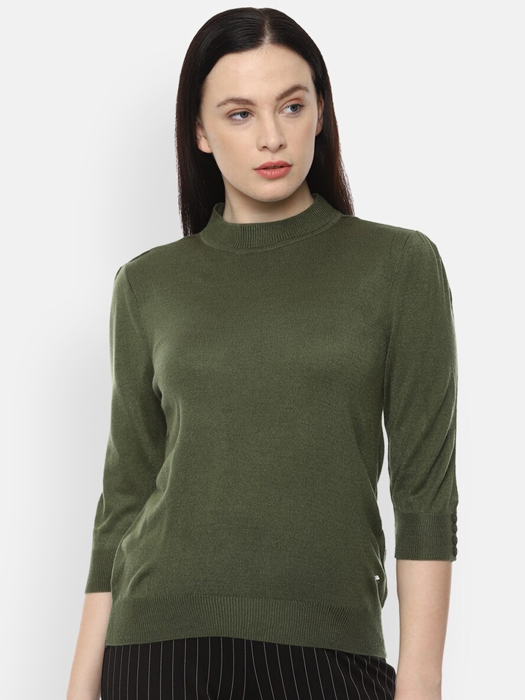 Van Heusen Woman Green Fitted Top