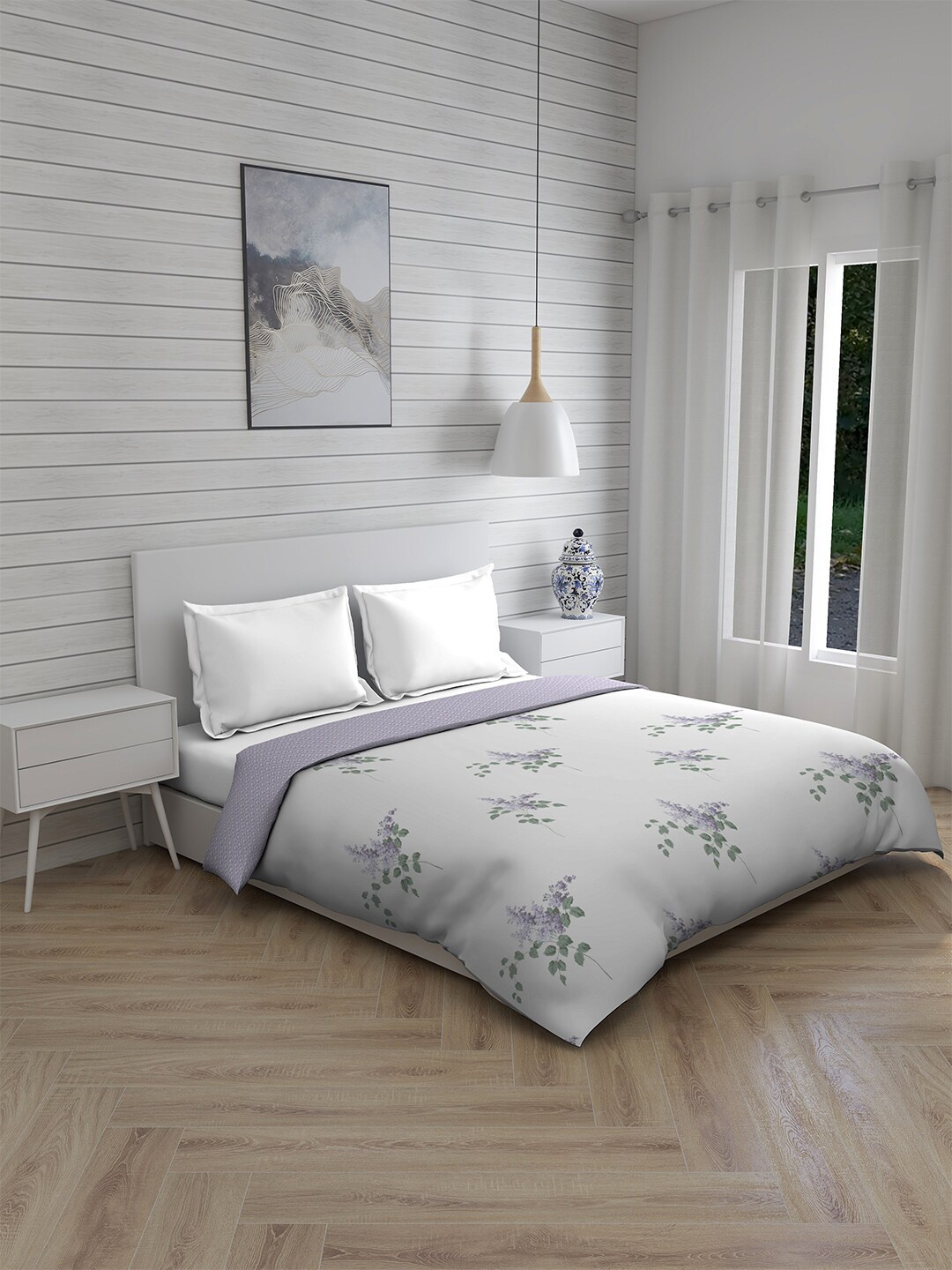 Boutique Living India Off White & Purple Floral AC Room 120 GSM Double Bed Comforter
Boutique Living India Off White & Purple Floral AC Room 120 GSM Double Bed Comforter