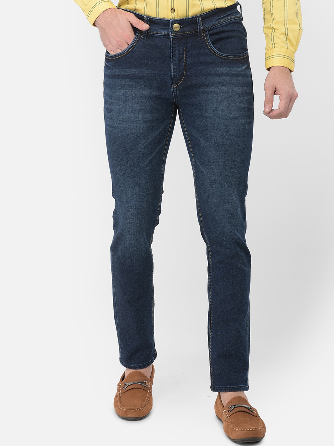 Canary London Men Blue Smart Skinny Fit Low-Rise Light Fade Stretchable Jeans
Canary London Men Blue Smart Skinny Fit Low-Rise Light Fade Stretchable Jeans