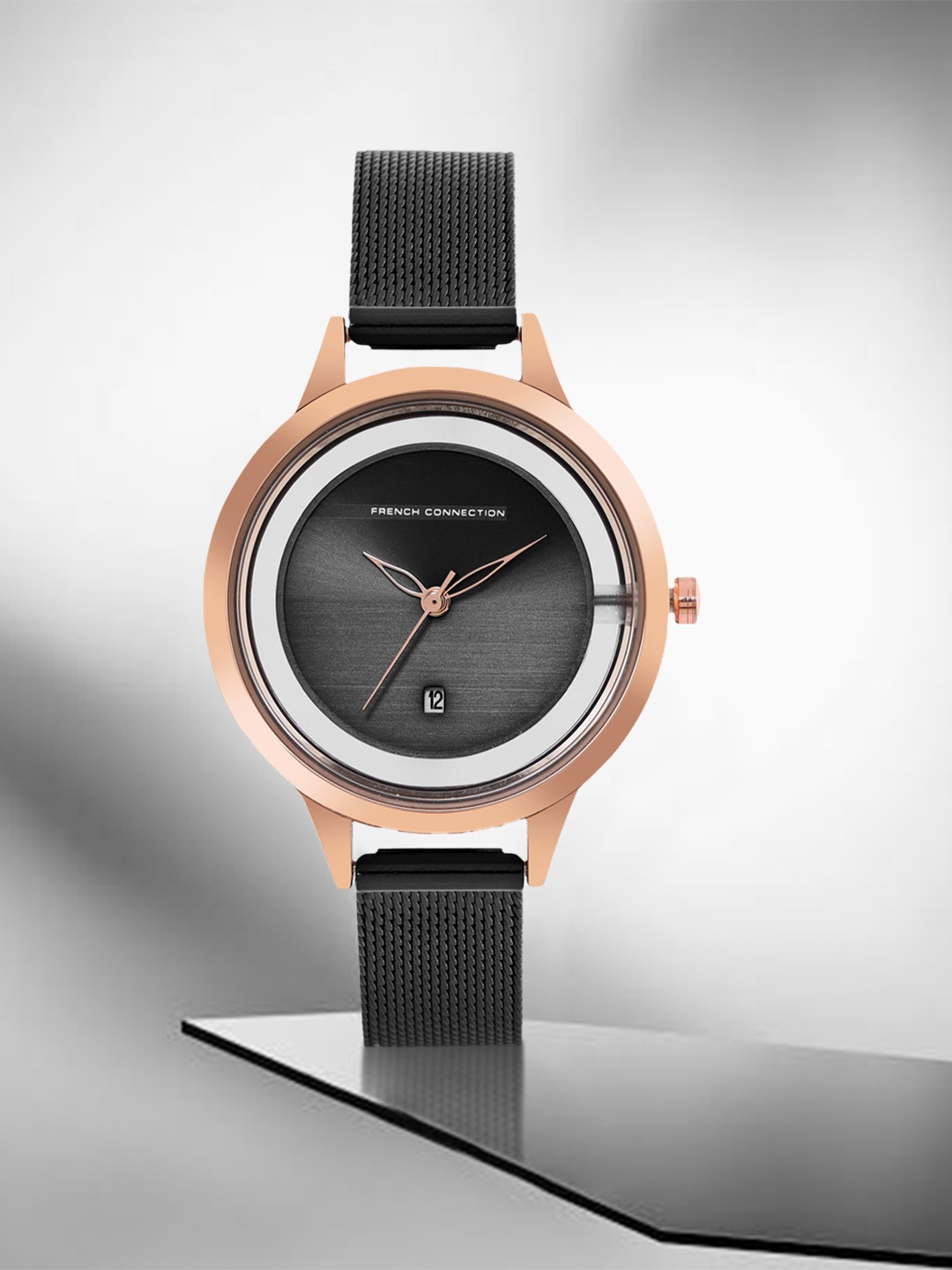 French Connection Women Black Dial & Black Stainless Steel Straps Analogue Watch FC29BM
French Connection Women Black Dial & Black Stainless Steel Straps Analogue Watch FC29BM