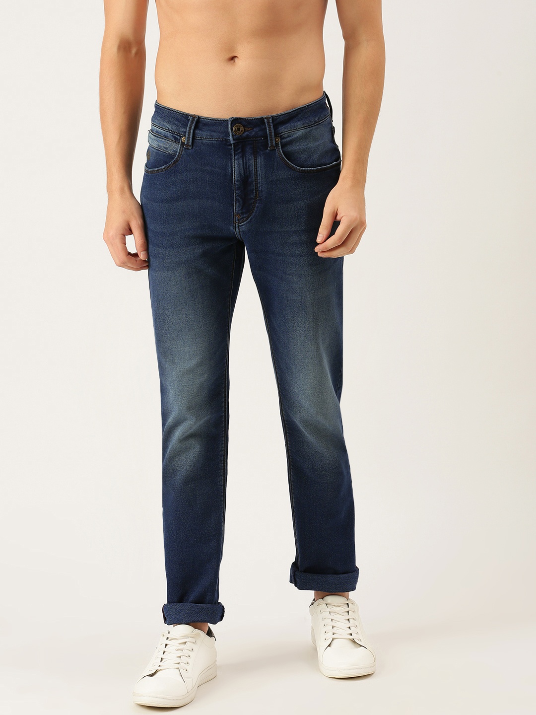 Flying Machine Men Black Michael Slim Tapered Fit Light Fade Mid Rise Stretchable Jeans, Blue
Flying Machine Men Black Michael Slim Tapered Fit Light Fade Mid Rise Stretchable Jeans, Blue