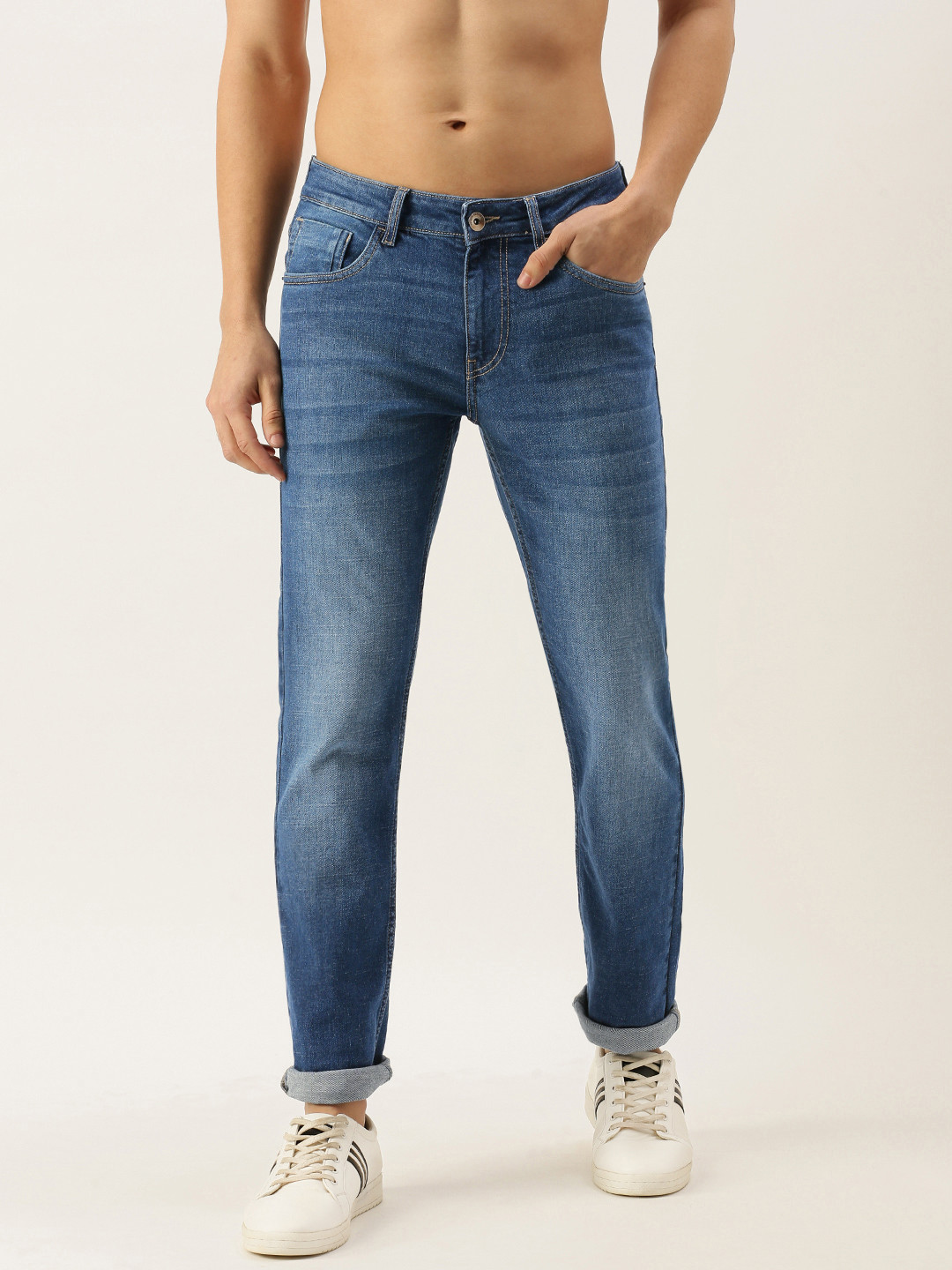 Flying Machine Men Blue Slim Fit Heavy Fade Stretchable Jeans 
Flying Machine Men Blue Slim Fit Heavy Fade Stretchable Jeans