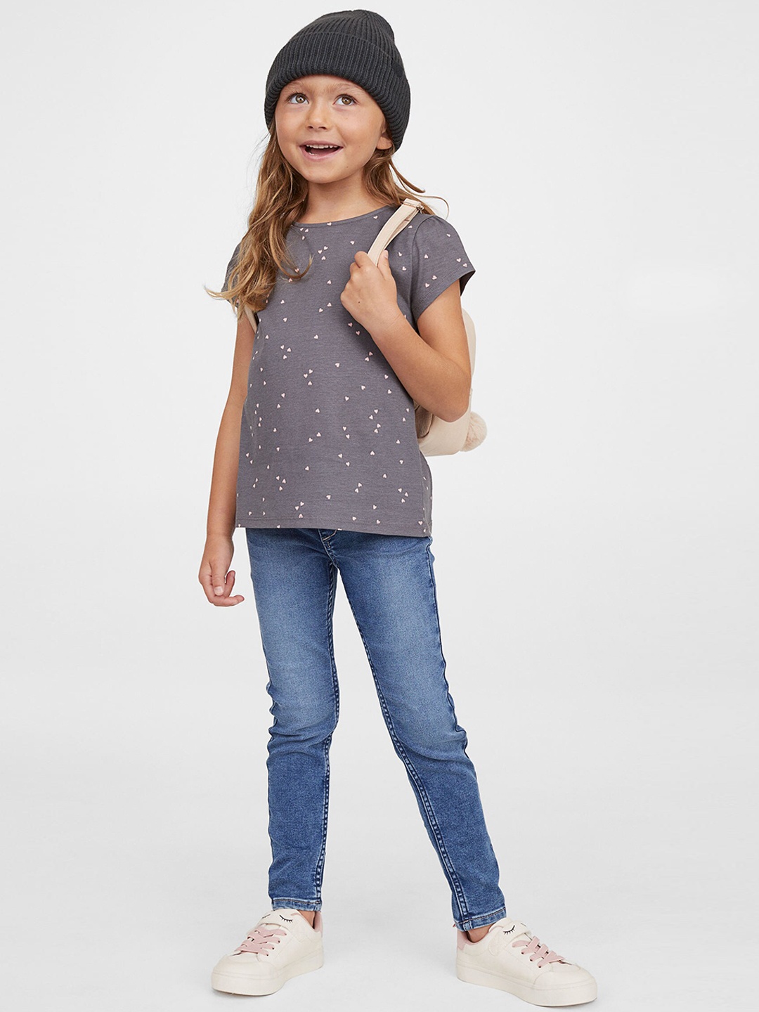 H&M Kids Girls Blue Super Soft denim leggings