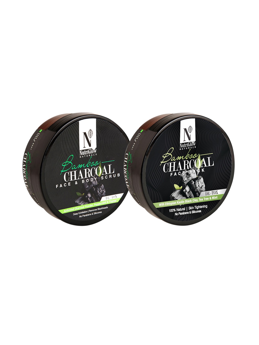 NutriGlow Bamboo Charcoal Body Scrub (200 gm) + Bamboo Charcoal Face Pack (200 gm), White
NutriGlow Bamboo Charcoal Body Scrub (200 gm) + Bamboo Charcoal Face Pack (200 gm), White