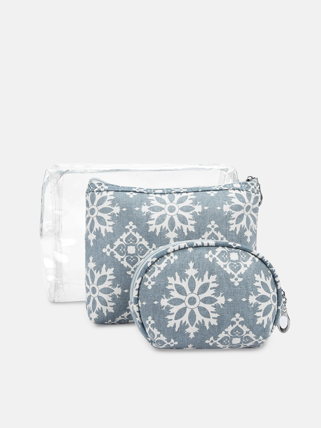 Forever Glam by Pantaloons Set Of 3 Printed Travel Pouch, Grey
Forever Glam by Pantaloons Set Of 3 Printed Travel Pouch, Grey