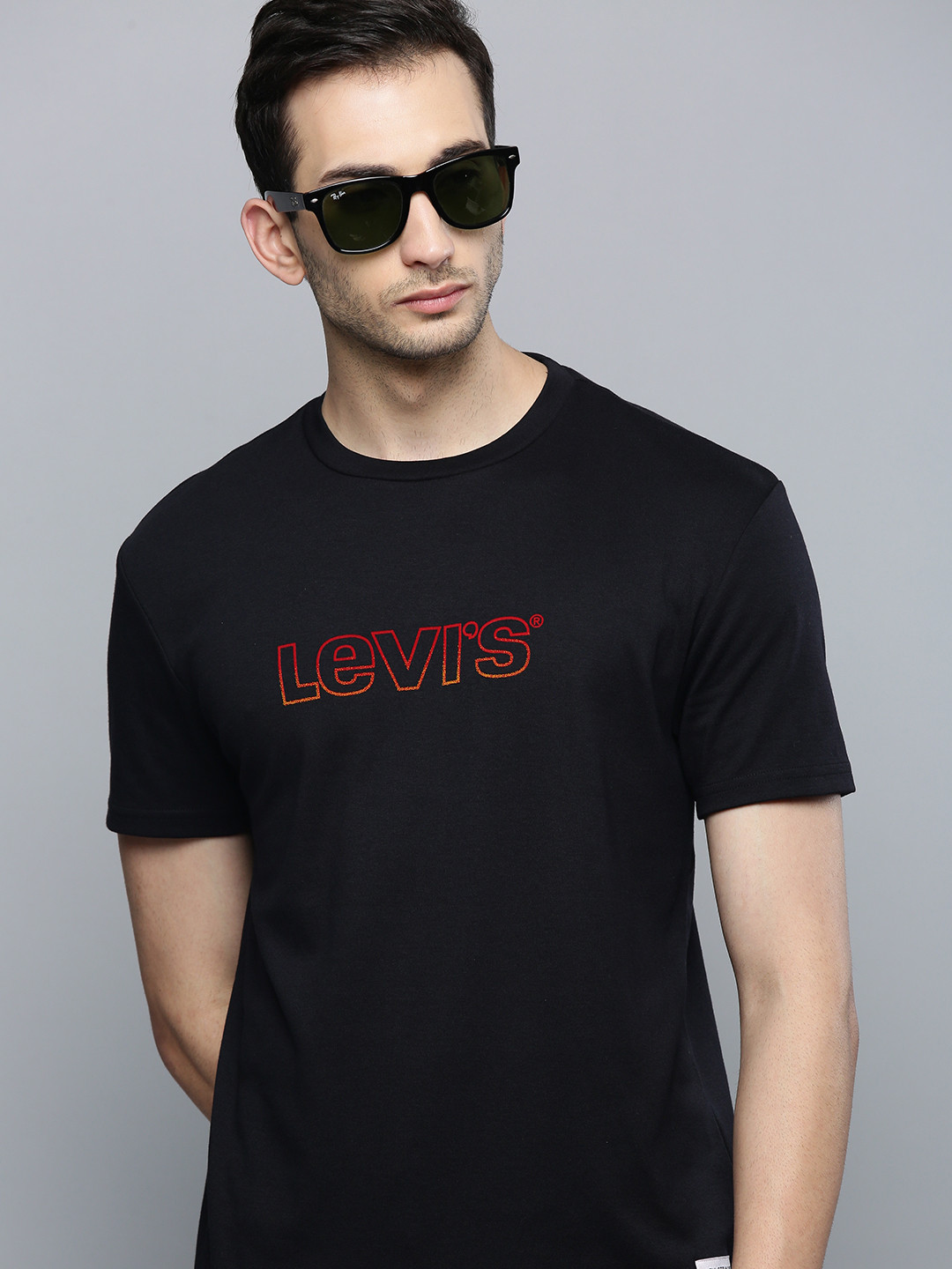 Levis Men Black Brand Logo Printed T-shirt
Levis Men Black Brand Logo Printed T-shirt