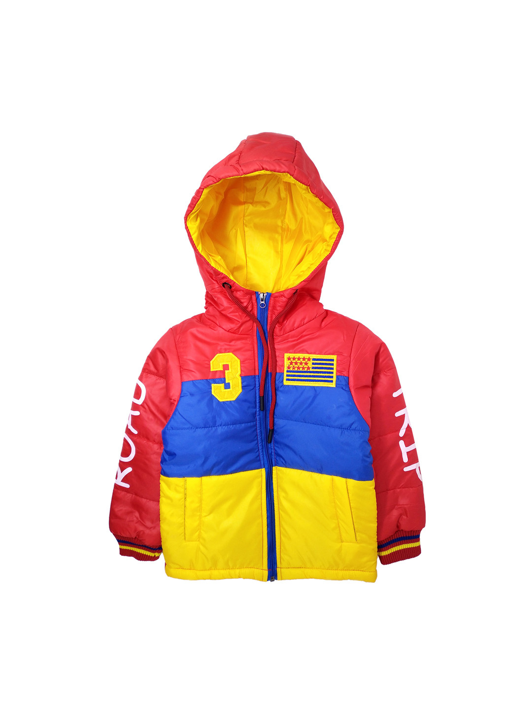 The Boo Boo Club Boys Yellow & Blue Colourblocked Windcheater Fleece Puffer Jacket
The Boo Boo Club Boys Yellow & Blue Colourblocked Windcheater Fleece Puffer Jacket