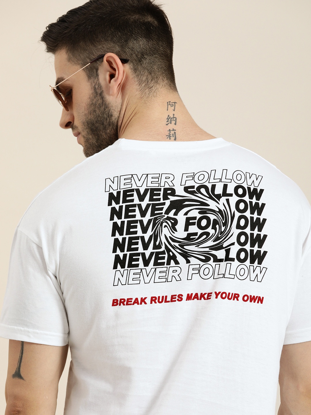Moda Rapido Men White & Black Typography Printed Round Neck Pure Cotton T-shirt
Moda Rapido Men White & Black Typography Printed Round Neck Pure Cotton T-shirt