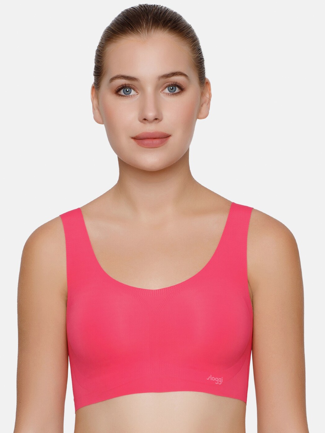 Sloggi Women Zero Feel Top EX Ultra Light Seamless Removable Padded Wireless Bra, Pink
Sloggi Women Zero Feel Top EX Ultra Light Seamless Removable Padded Wireless Bra, Pink