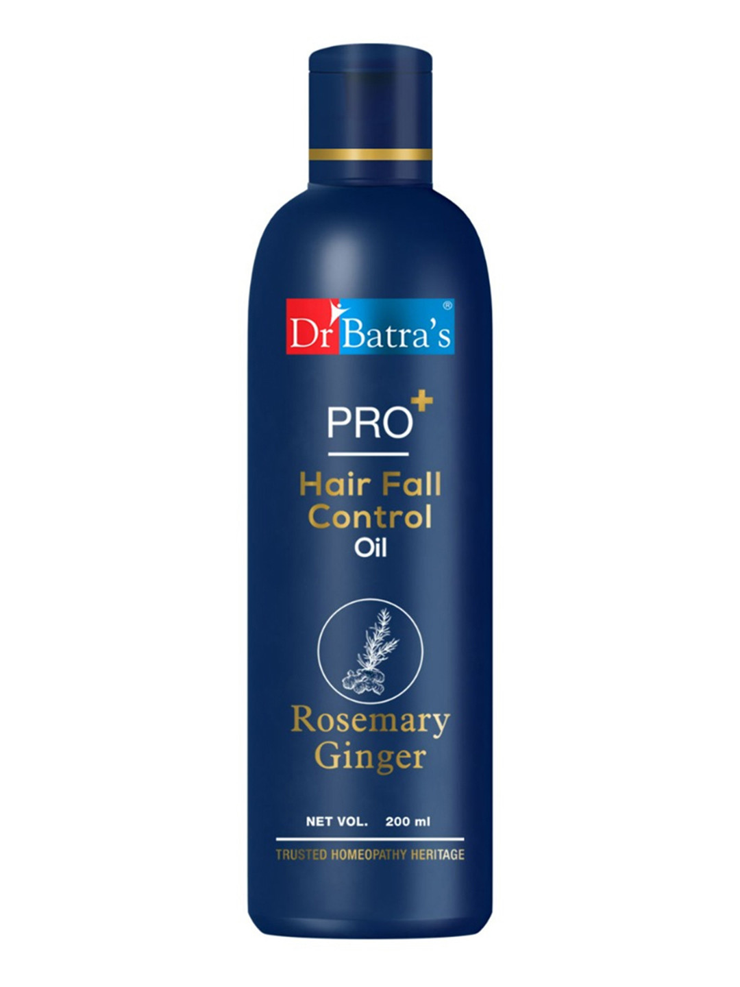 Dr. Batras Pro+ Hair Fall Control Oil With Rosemary & Ginger For Scalp Nourishment - 200ml, Transparent
Dr. Batras Pro+ Hair Fall Control Oil With Rosemary & Ginger For Scalp Nourishment - 200ml, Transparent