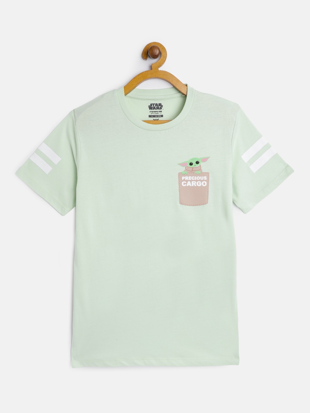 Kook N Keech Star Wars Teens Boys Mint Green & White Baby Yoda Print Printed Cotton Tshirt
Kook N Keech Star Wars Teens Boys Mint Green & White Baby Yoda Print Printed Cotton Tshirt