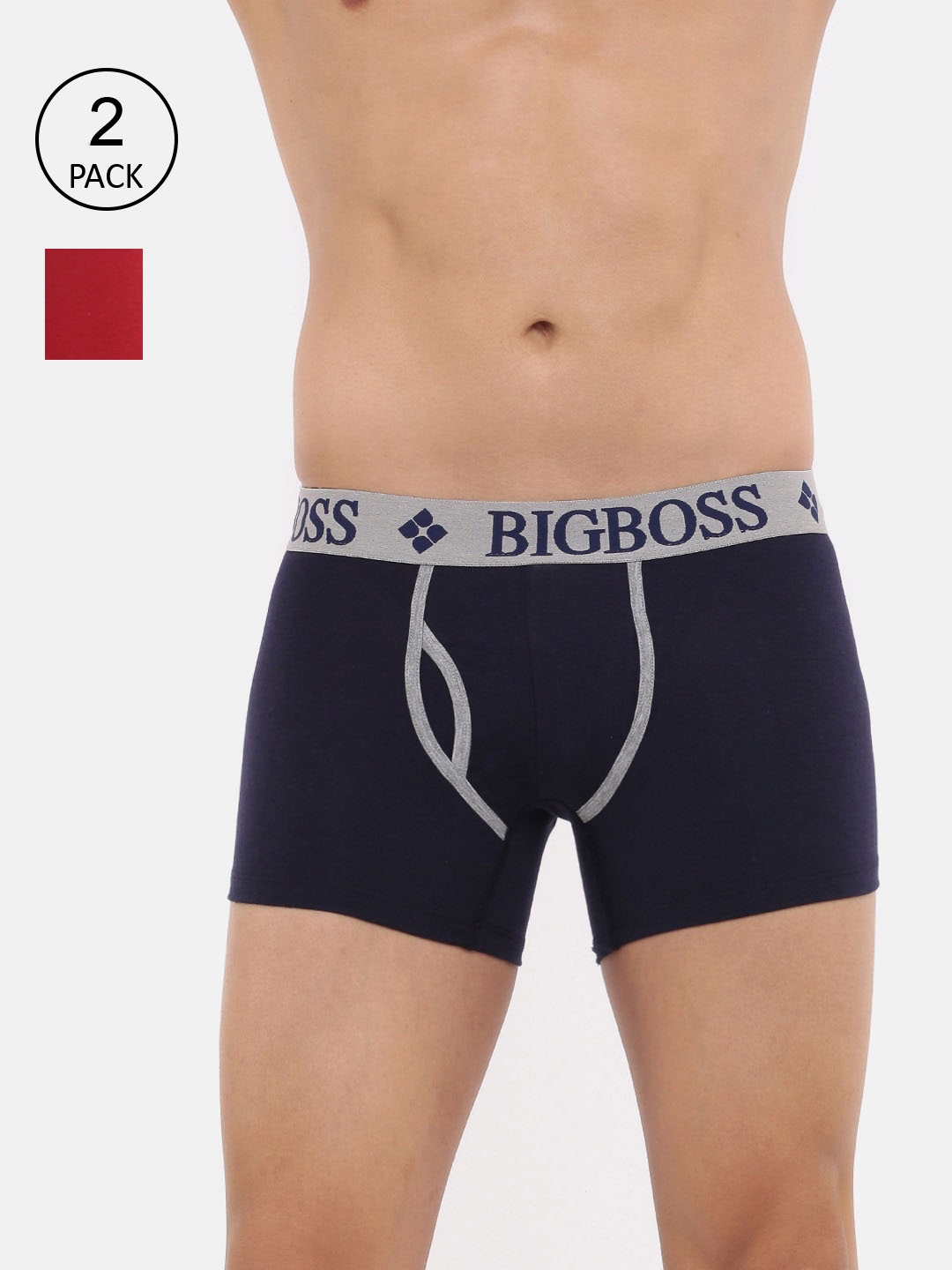 Dollar Bigboss Men Pack of 2 Super Solid Combed Cotton Modal Trunks MJTR-16-MACHINO-CO3, Assorted
Dollar Bigboss Men Pack of 2 Super Solid Combed Cotton Modal Trunks MJTR-16-MACHINO-CO3, Assorted