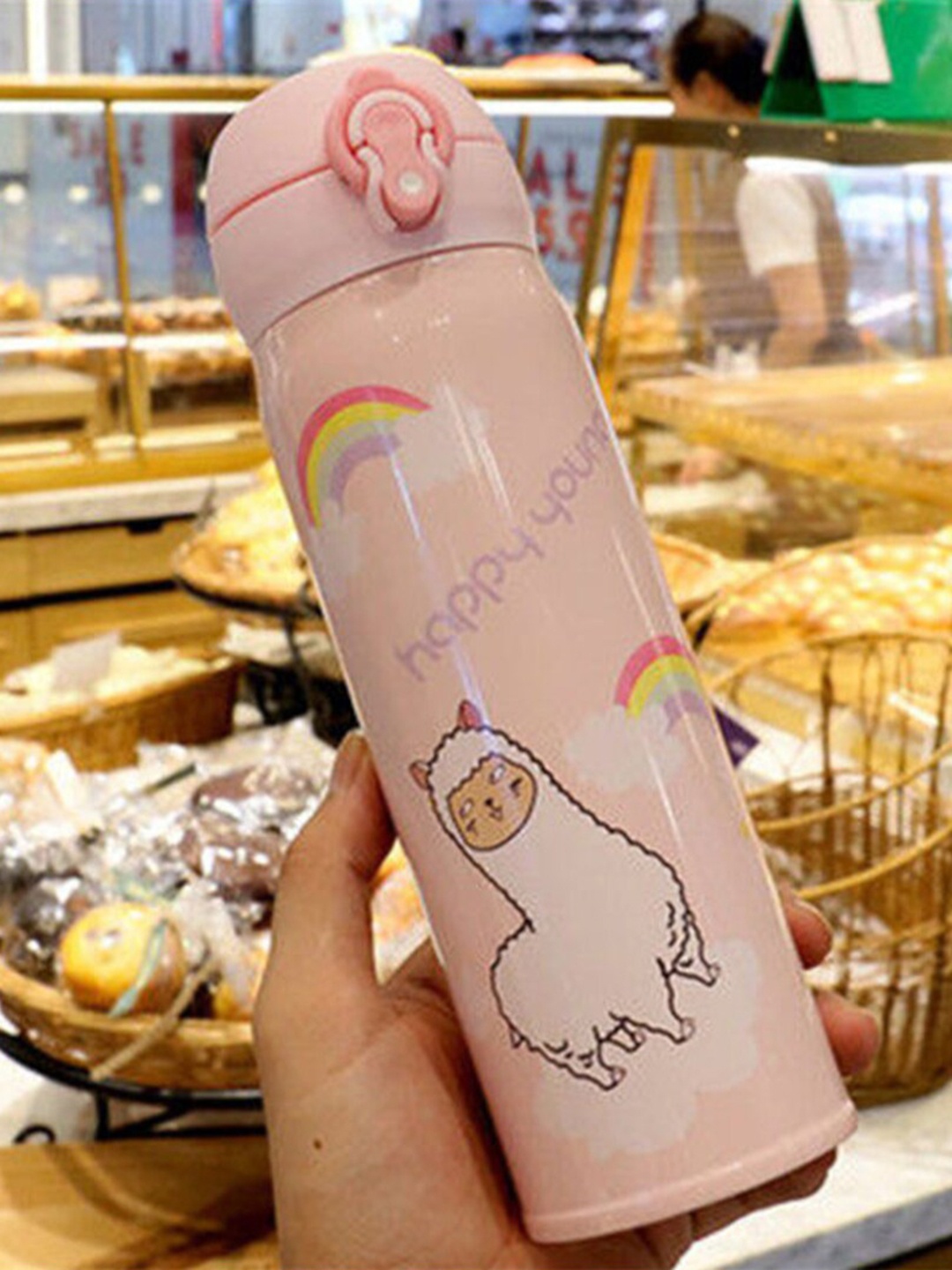 iSWEVEN Pink & White Printed Stainless Steel Double Wall Vacuum Insulated Bottle 500 ML
iSWEVEN Pink & White Printed Stainless Steel Double Wall Vacuum Insulated Bottle 500 ML
