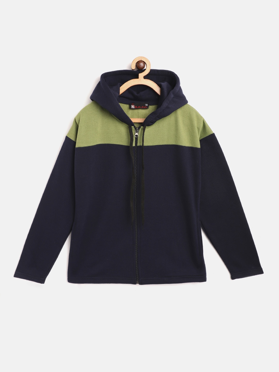 Belle Fille Unisex Kids Navy Blue Olive Green Colourblocked Fleece Lightweight Open Front Jacket
Belle Fille Unisex Kids Navy Blue Olive Green Colourblocked Fleece Lightweight Open Front Jacket
