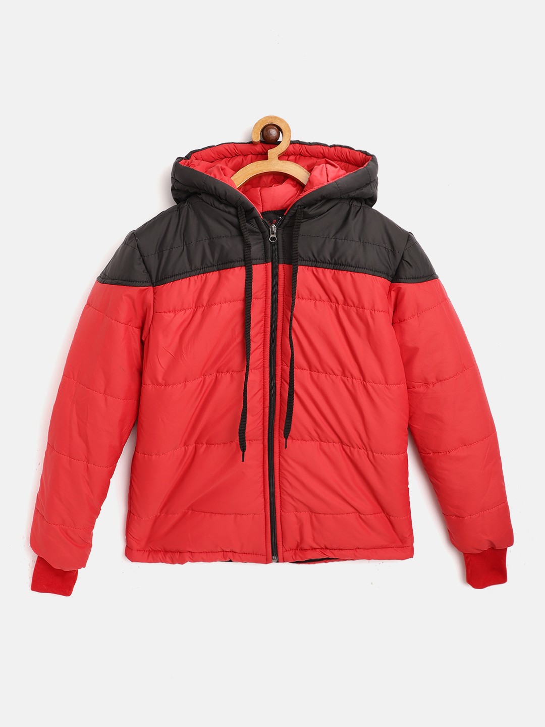Belle Fille Unisex Kids Red Black Colourblocked Lightweight Longline Open Front Jacket
Belle Fille Unisex Kids Red Black Colourblocked Lightweight Longline Open Front Jacket