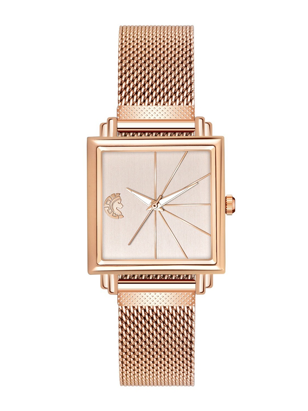 STUDIO ETHENO Women Rose Gold-Toned Brass Dial Bracelet Style Straps Watch SQ-ROG-ROG
STUDIO ETHENO Women Rose Gold-Toned Brass Dial Bracelet Style Straps Watch SQ-ROG-ROG