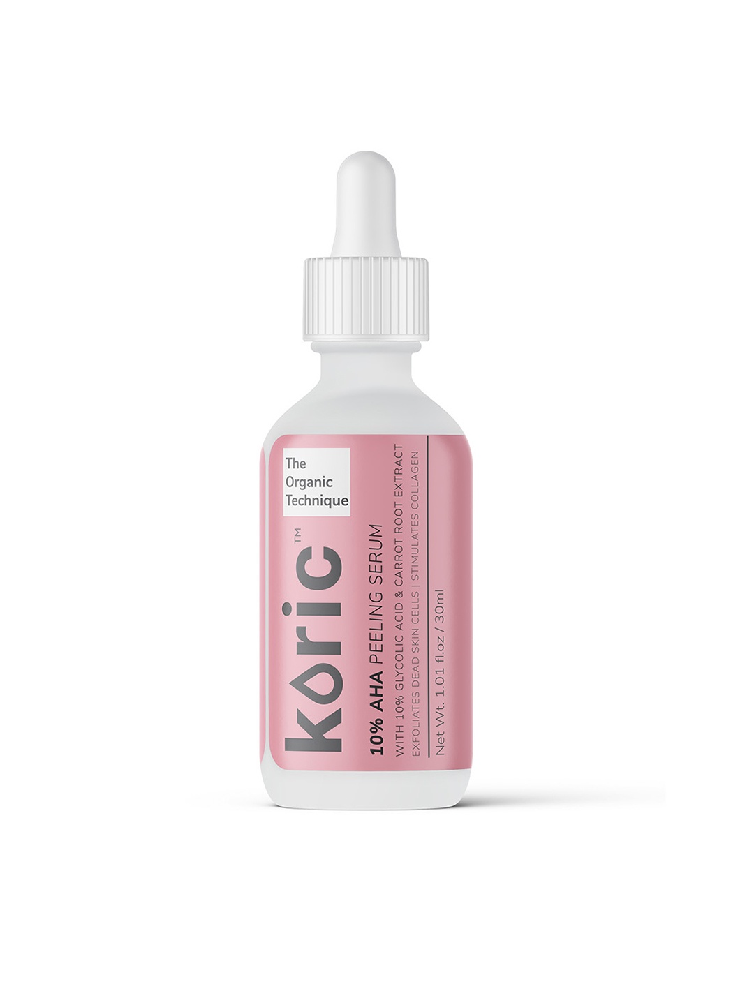 Koric 10% AHA Peeling Serum with 10% Glycolic Acid & Carrot Root Extract 30 ml, Transparent
Koric 10% AHA Peeling Serum with 10% Glycolic Acid & Carrot Root Extract 30 ml, Transparent