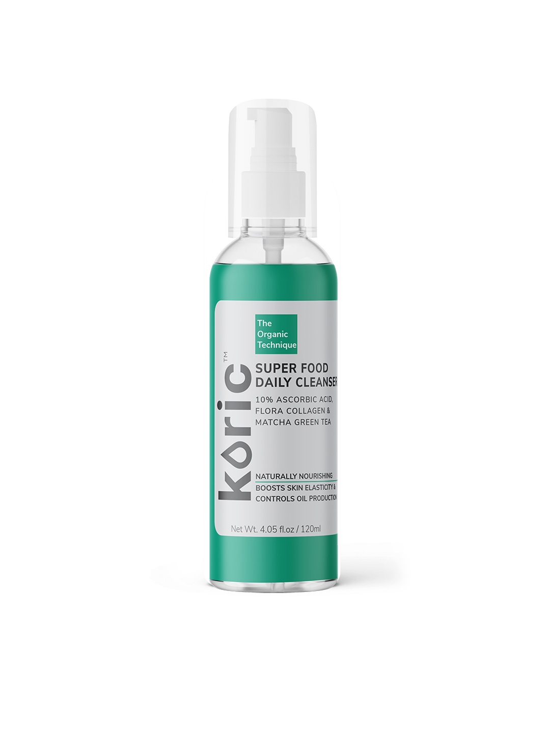 Koric Naturally Nourishing Super Food Daily Cleanser with 10% Ascorbic Acid - 120ml, Green
Koric Naturally Nourishing Super Food Daily Cleanser with 10% Ascorbic Acid - 120ml, Green