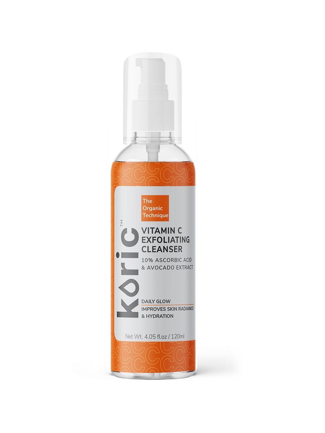 Koric Vitamin C Exfoliating Cleanser with Ascorbic Acid & Avocado - 120ml Worth Rs.475, Orange
Koric Vitamin C Exfoliating Cleanser with Ascorbic Acid & Avocado - 120ml Worth Rs.475, Orange