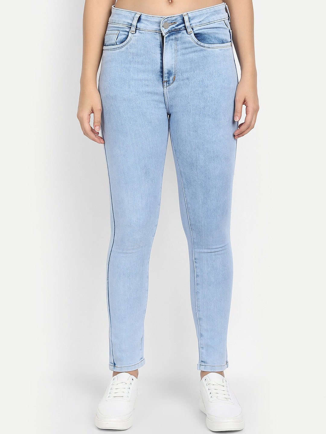 River Of Design Jeans Women Blue Super Skinny Fit High-Rise Heavy Fade Acid Wash Jeans
River Of Design Jeans Women Blue Super Skinny Fit High-Rise Heavy Fade Acid Wash Jeans