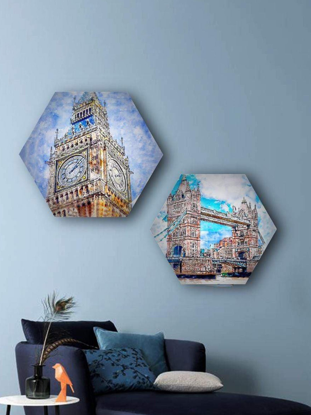 THE ARTMENT Multi Painted Monuments Hexagonal Canvas With Matte Finish- Set of 2 (Medium)
THE ARTMENT Multi Painted Monuments Hexagonal Canvas With Matte Finish- Set of 2 (Medium)