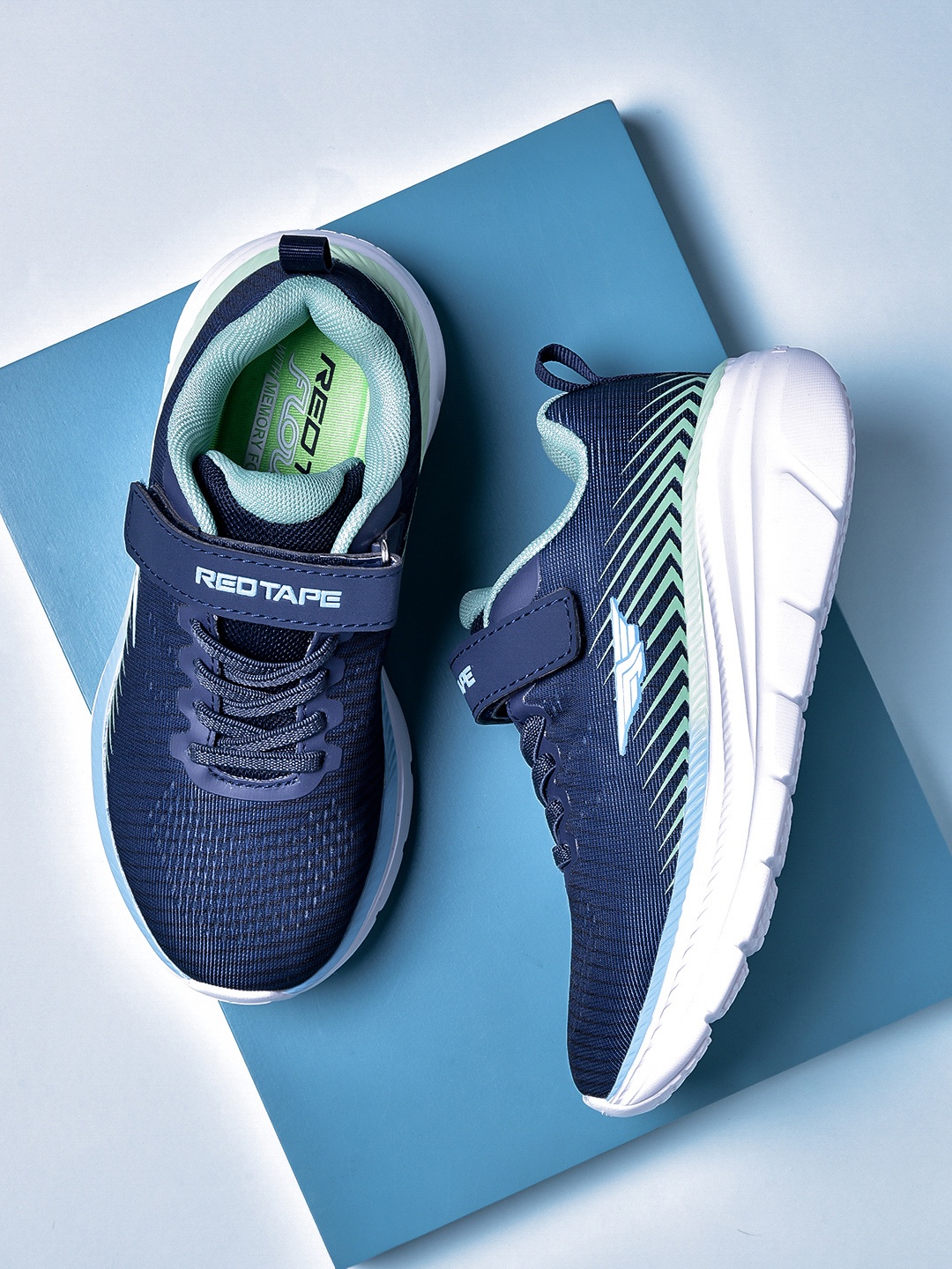 Red Tape Kids Navy Blue Sports Shoes
