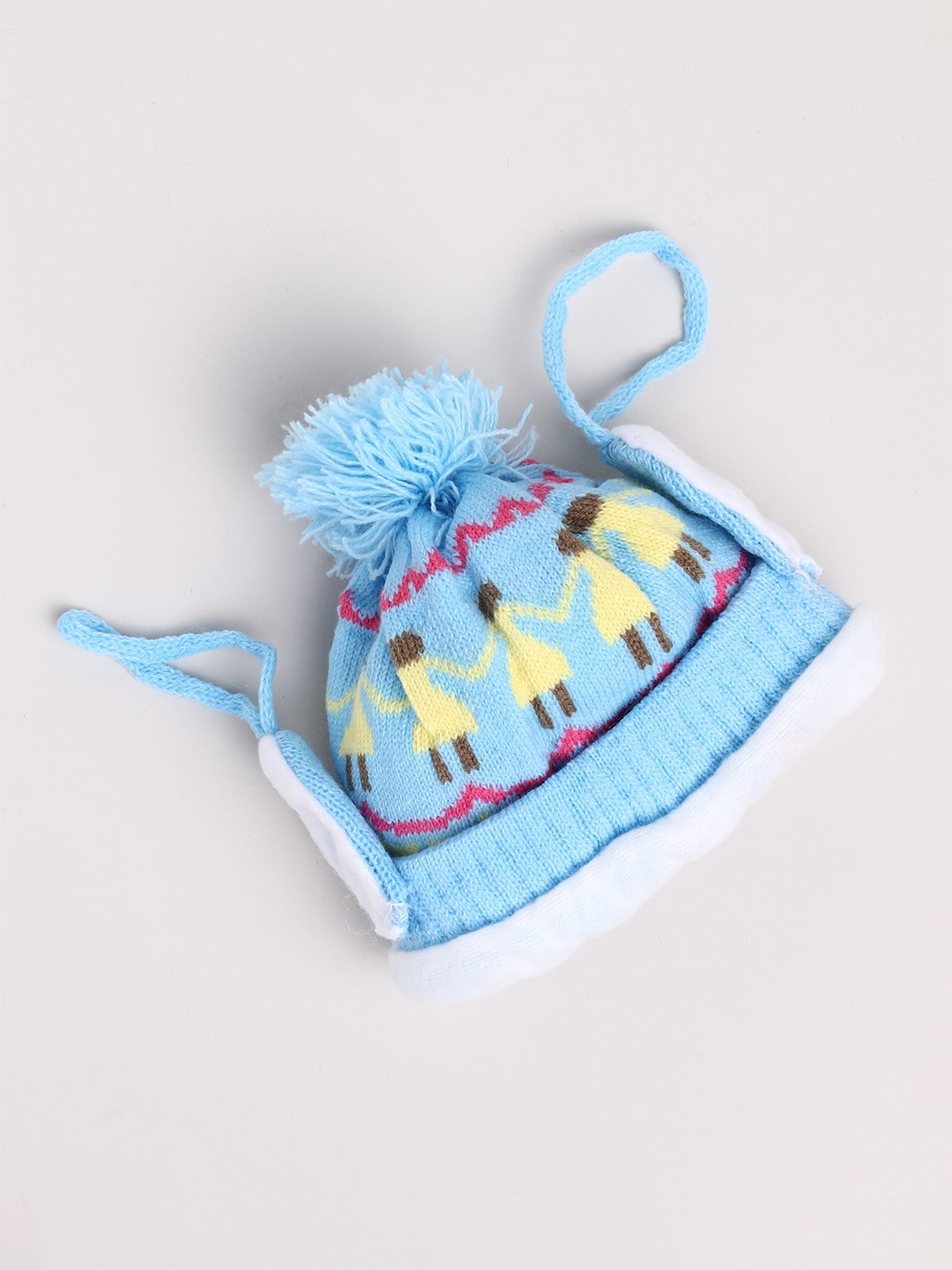 Toonyport Unisex Kids Blue & Yellow Beanie