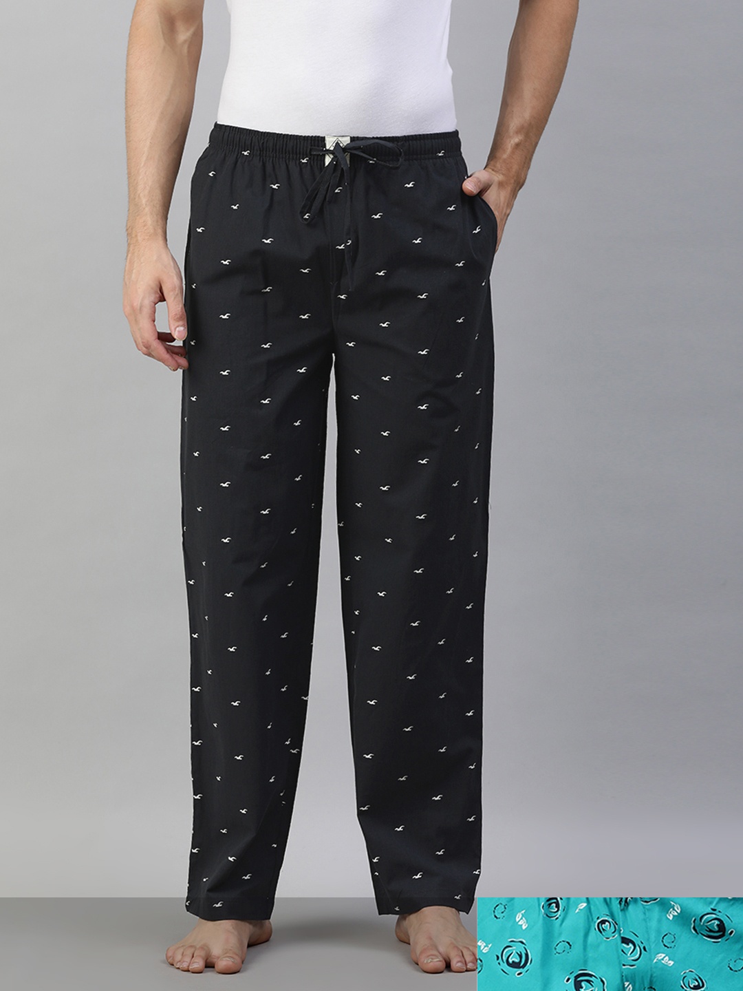 abof Men Pack of 2 Multi Printed Mid Rise Elasticated Pure Cotton Casual Lounge Pants
abof Men Pack of 2 Multi Printed Mid Rise Elasticated Pure Cotton Casual Lounge Pants