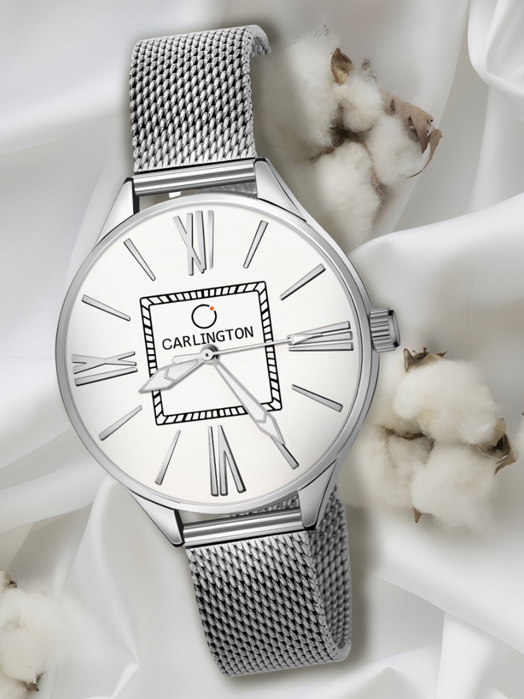 CARLINGTON Women White Dial & Silver Toned Straps Analogue Watch Carlington CT2015 Silver
CARLINGTON Women White Dial & Silver Toned Straps Analogue Watch Carlington CT2015 Silver
