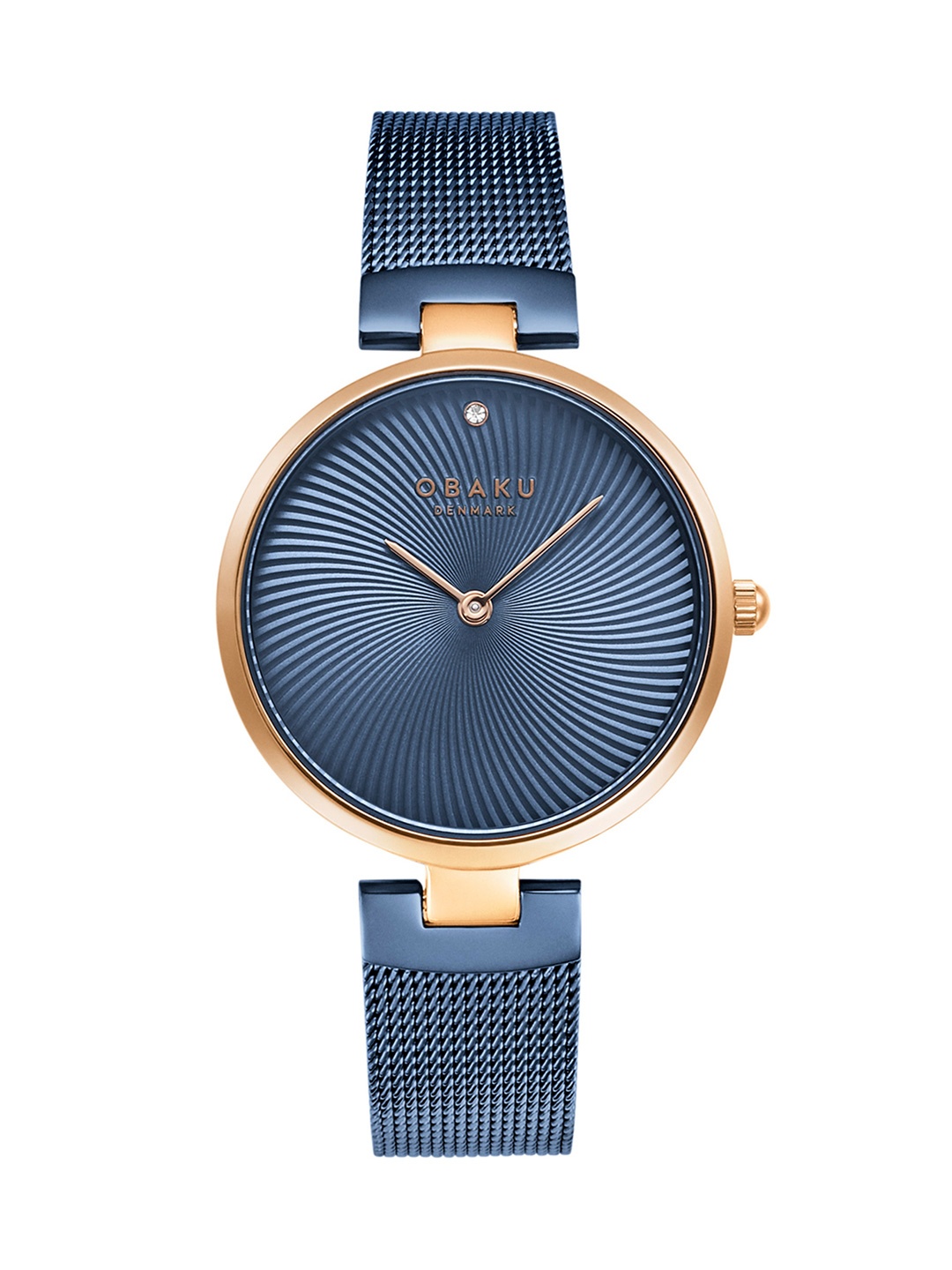 Obaku Women Blue Brass Diamond Dial & Blue Bracelet Style Straps Analogue Watch V256LXVLML
Obaku Women Blue Brass Diamond Dial & Blue Bracelet Style Straps Analogue Watch V256LXVLML