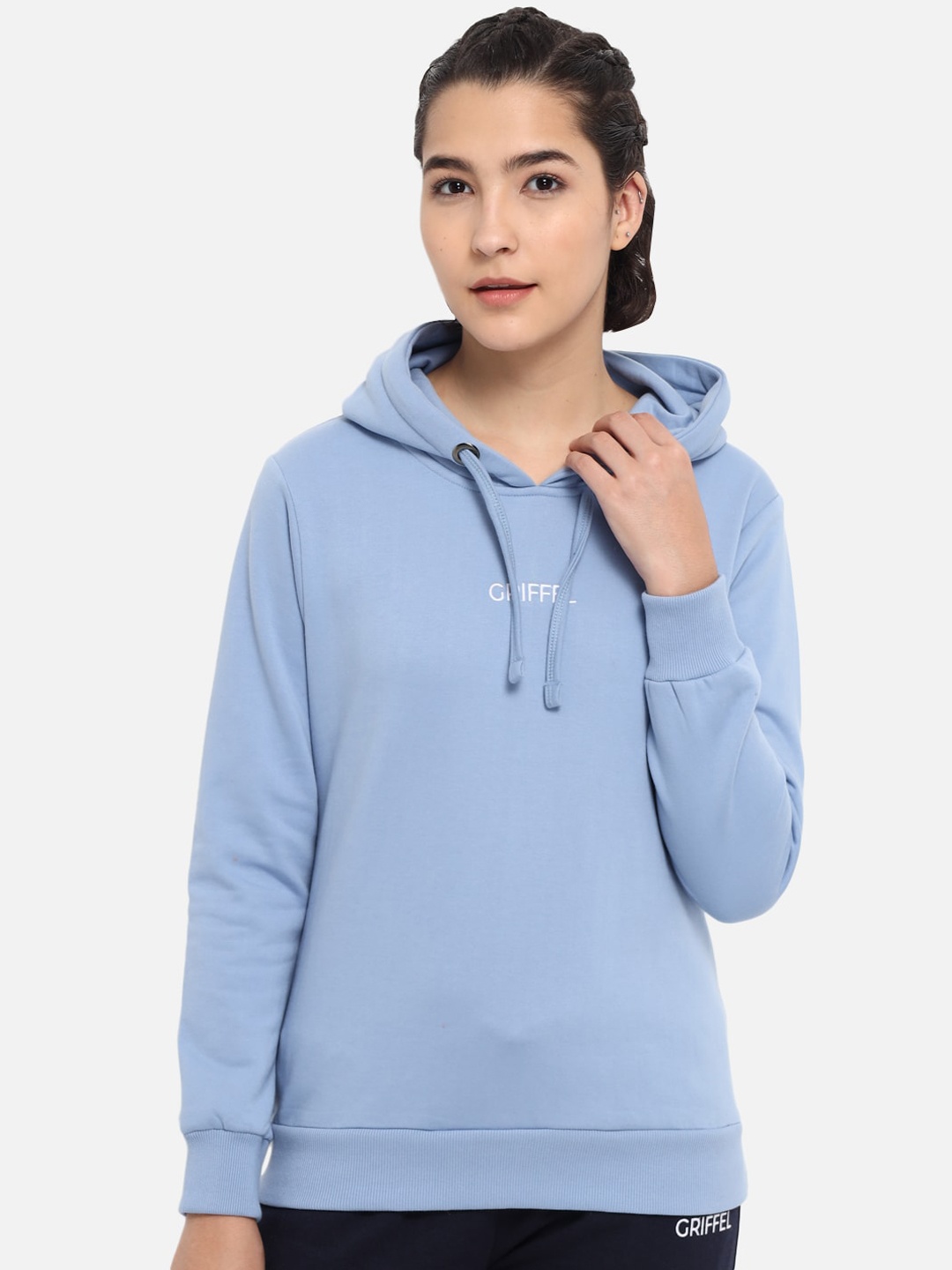 GRIFFEL Women Blue Sweatshirt