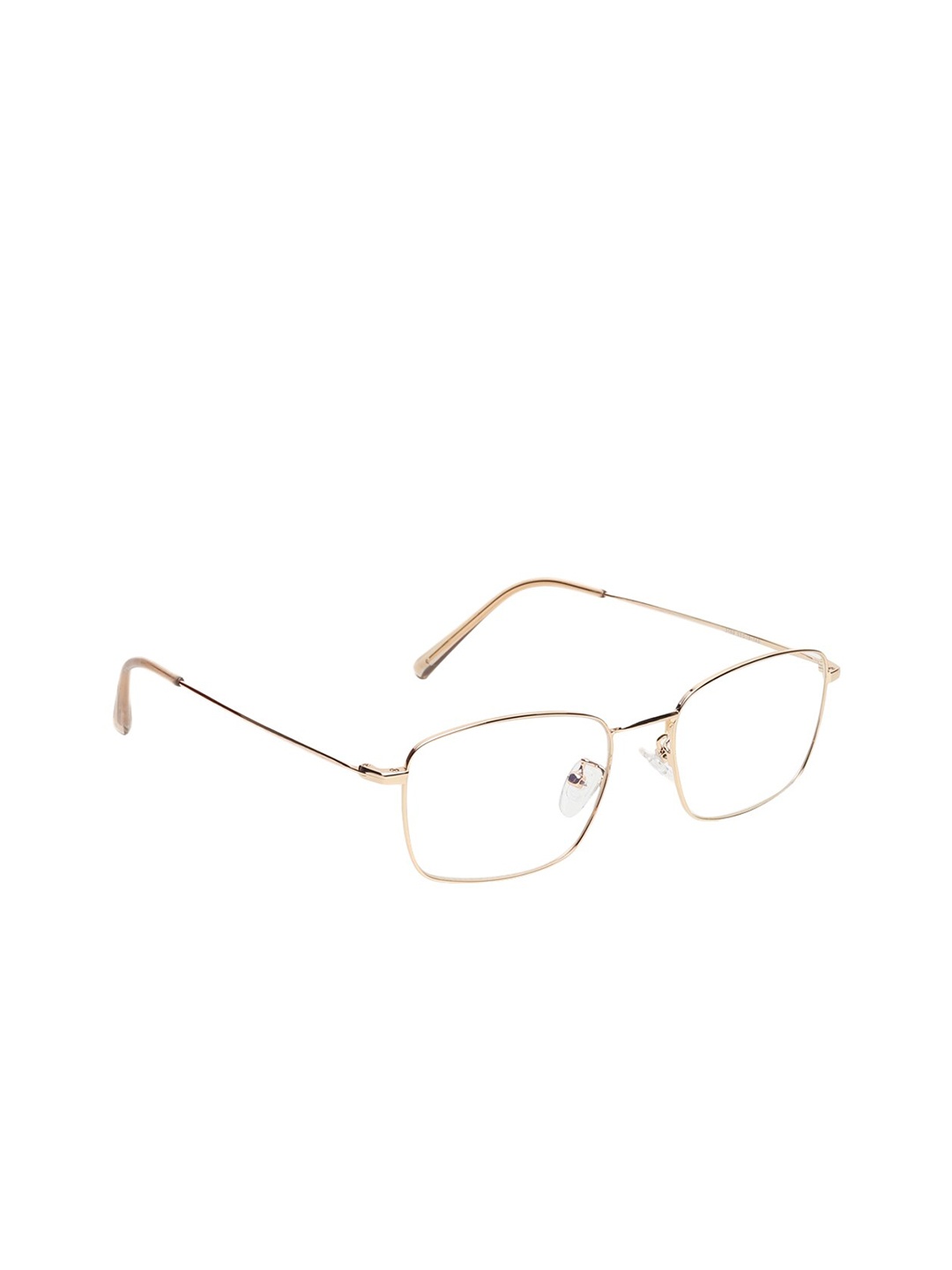CRIBA Unisex Clear Lens & Gold-Toned Rectangle Sunglasses - CR_P GLD HALF EYE-Gold, Transparent
CRIBA Unisex Clear Lens & Gold-Toned Rectangle Sunglasses - CR_P GLD HALF EYE-Gold, Transparent