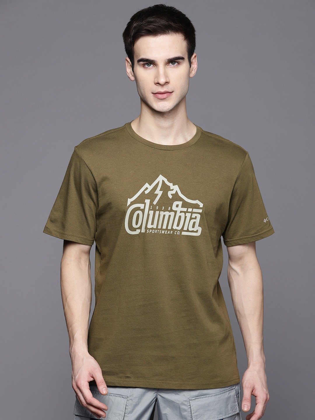 Columbia Olive Green Path Lake Printed Organic Cotton Omni Heat Infinity Hiking T-shirt
Columbia Olive Green Path Lake Printed Organic Cotton Omni Heat Infinity Hiking T-shirt