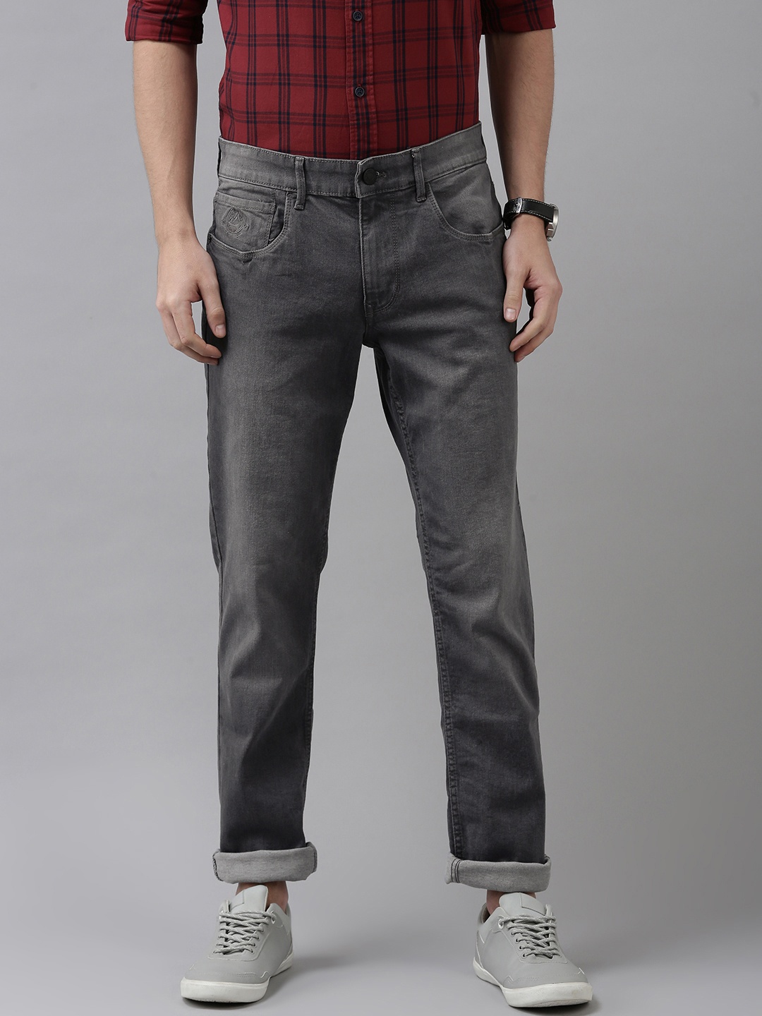 U S Polo Assn Denim Co Men Grey Brandon Slim Tapered Mid Rise Light Fade Stretchable Jeans
U S Polo Assn Denim Co Men Grey Brandon Slim Tapered Mid Rise Light Fade Stretchable Jeans
