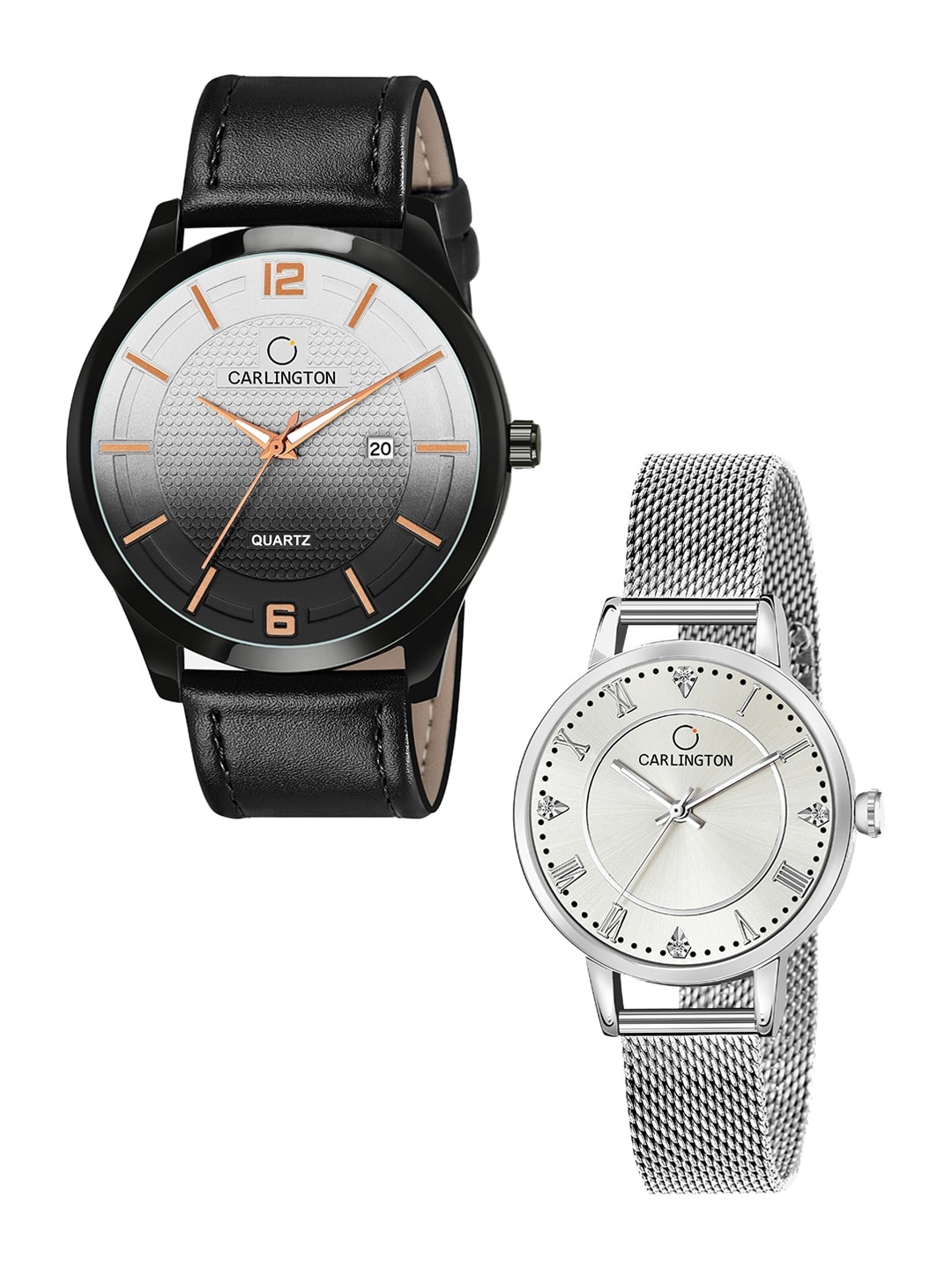 CARLINGTON Unisex Black Embellished Dial & Black Leather Bracelet Style Straps Analogue Watch
CARLINGTON Unisex Black Embellished Dial & Black Leather Bracelet Style Straps Analogue Watch