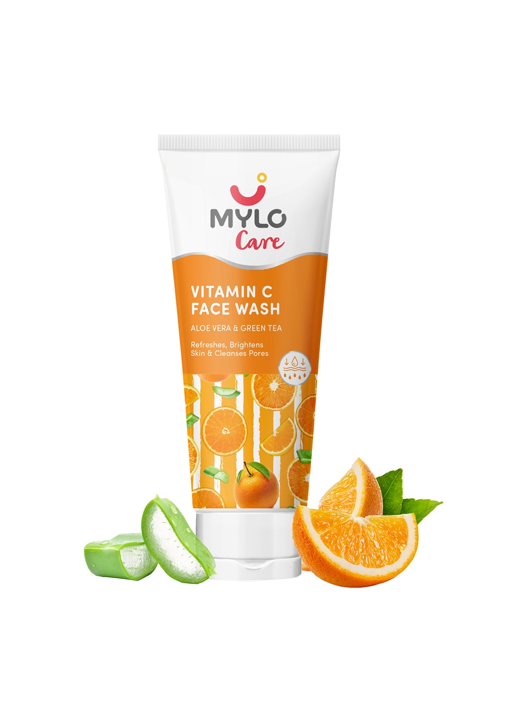 Mylo Unisex Vitamin C Refreshing & Brightening Face Wash -100 ml, White
Mylo Unisex Vitamin C Refreshing & Brightening Face Wash -100 ml, White